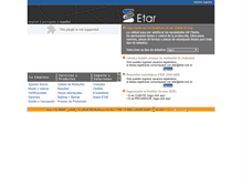 Tablet Screenshot of etar.com.ar